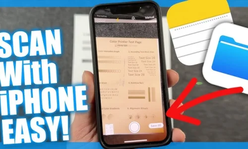 كيف اسوي سكان بالايفون؟