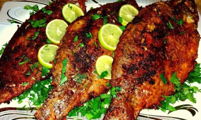 تفسير اكل السمك المشوي